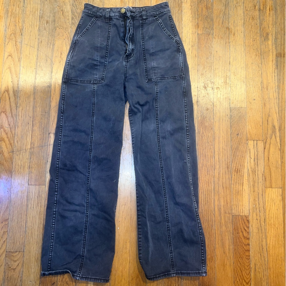 ✨ Rolla’s Heidi High Rise Loose Straight Jeans – Black – Size 26 ✨